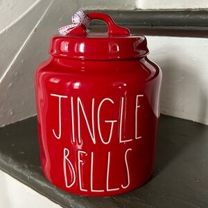 Rae Dunn JINGLE BELLS Canister